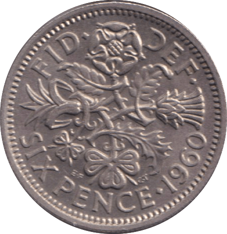 1960 SIXPENCE ( UNC ) - SIXPENCE - Cambridgeshire Coins