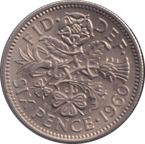 1960 SIXPENCE ( UNC ) - SIXPENCE - Cambridgeshire Coins