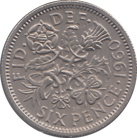 1960 SIXPENCE ( UNC ) - SIXPENCE - Cambridgeshire Coins
