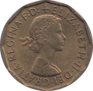 1961 BRASS THREEPENCE ( AUNC ) - THREEPENCE - Cambridgeshire Coins
