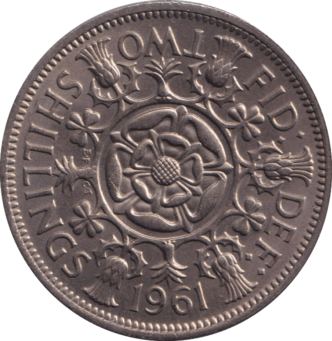 1961 FLORIN ( UNC ) - FLORIN - Cambridgeshire Coins