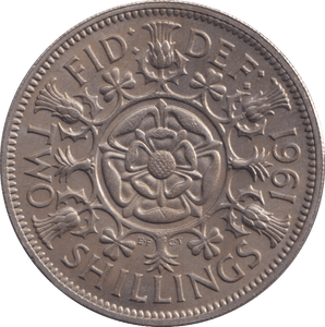 1961 FLORIN ( UNC ) - FLORIN - Cambridgeshire Coins