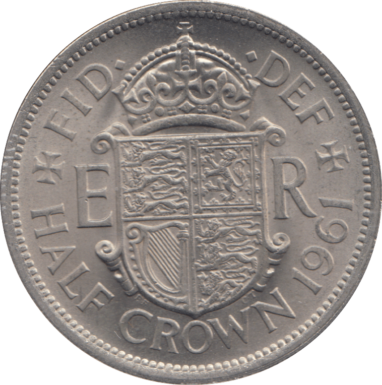 1961 HALFCROWN ( UNC ) - HALFCROWN - Cambridgeshire Coins