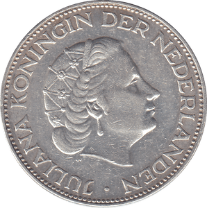 1961 NETHERLAND 2 AND A HALF GULDEN - WORLD COINS - Cambridgeshire Coins