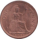 1961 PENNY ( BU ) - Penny - Cambridgeshire Coins