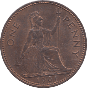 1961 PENNY ( UNC ) - PENNY - Cambridgeshire Coins
