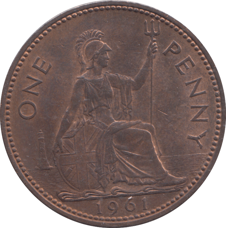 1961 PENNY ( UNC ) - PENNY - Cambridgeshire Coins