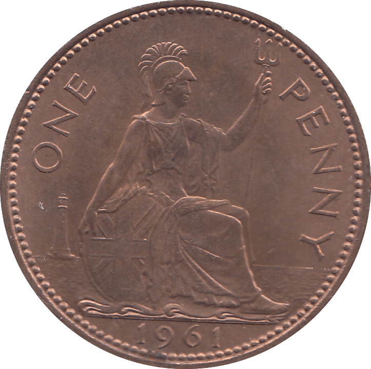 1961 PENNY ( UNC ) - PENNY - Cambridgeshire Coins