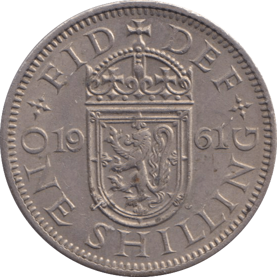 1961 SCOTTISH SHILLING ( AUNC ) - SHILLING - Cambridgeshire Coins