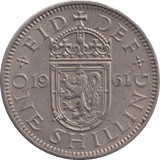 1961 SCOTTISH SHILLING ( AUNC ) - SHILLING - Cambridgeshire Coins