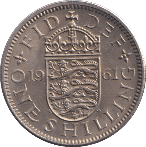 1961 SHILLING ( UNC ) - SHILLING - Cambridgeshire Coins