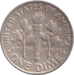 1961 SILVER DIME USA - SILVER WORLD COINS - Cambridgeshire Coins