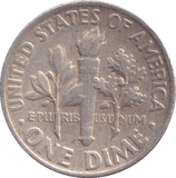 1961 SILVER DIME USA - SILVER WORLD COINS - Cambridgeshire Coins