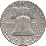 1961 SILVER HALF DOLLAR USA - SILVER WORLD COINS - Cambridgeshire Coins
