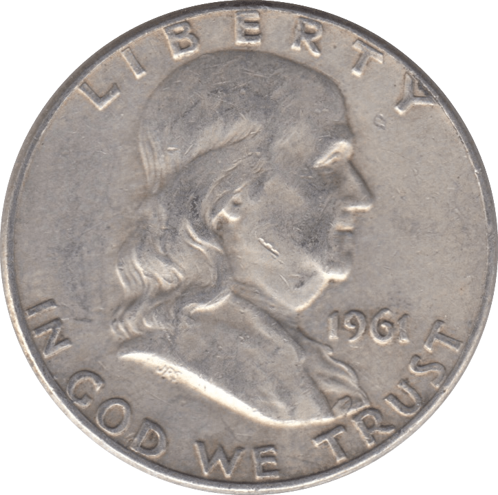 1961 SILVER HALF DOLLAR USA - SILVER WORLD COINS - Cambridgeshire Coins