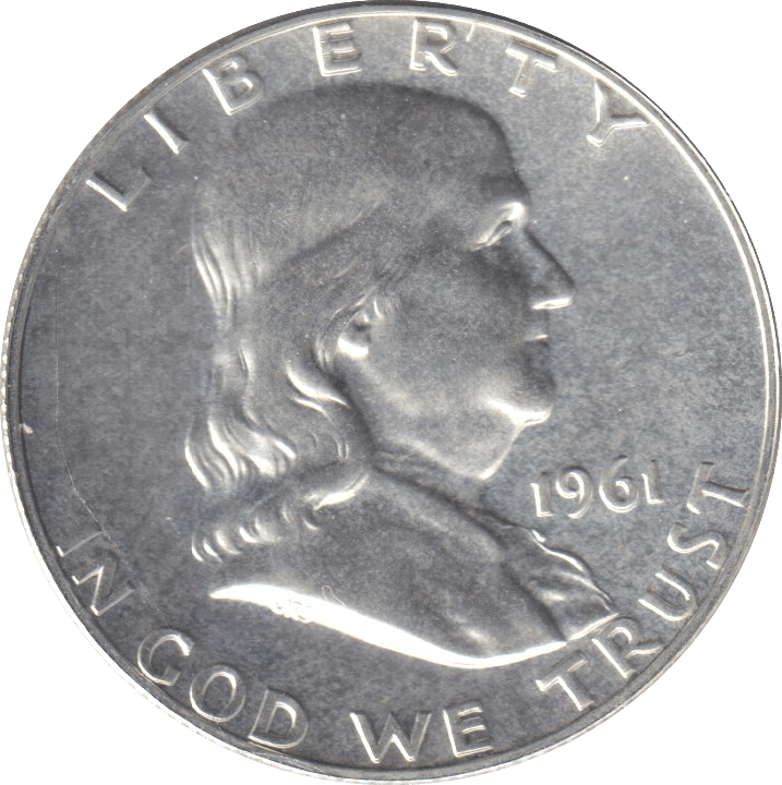 1961 SILVER HALF DOLLAR - WORLD COINS - Cambridgeshire Coins