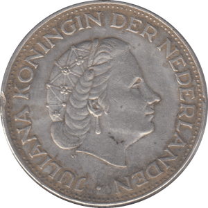 1961 SILVER NETHERLANDS 2 1/2 GULDEN - SILVER WORLD COINS - Cambridgeshire Coins