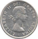 1961 SILVER ONE DOLLAR CANADA - SILVER WORLD COINS - Cambridgeshire Coins
