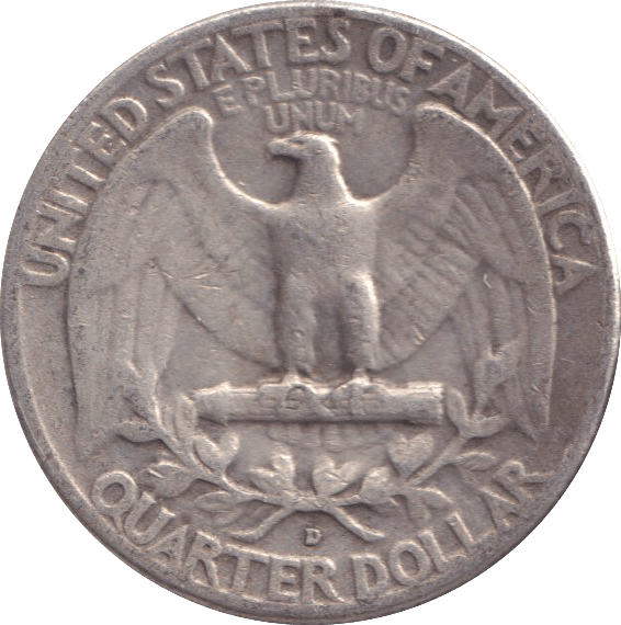 1961 SILVER QUARTER DOLLAR USA - SILVER WORLD COINS - Cambridgeshire Coins