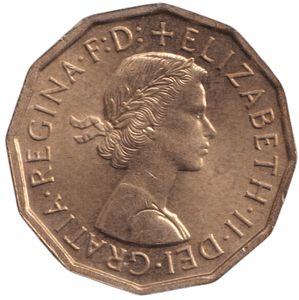 1961 THREEPENCE ( UNC ) - THREEPENCE - Cambridgeshire Coins