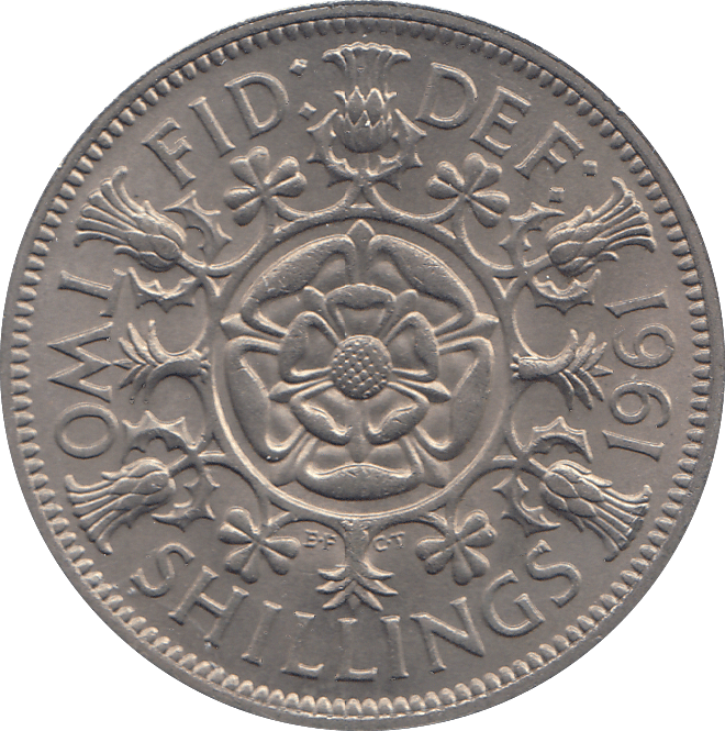 1961 TWO SHILLINGS ( UNC ) - TWO SHILLINGS - Cambridgeshire Coins