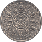 1961 TWO SHILLINGS ( UNC ) - TWO SHILLINGS - Cambridgeshire Coins