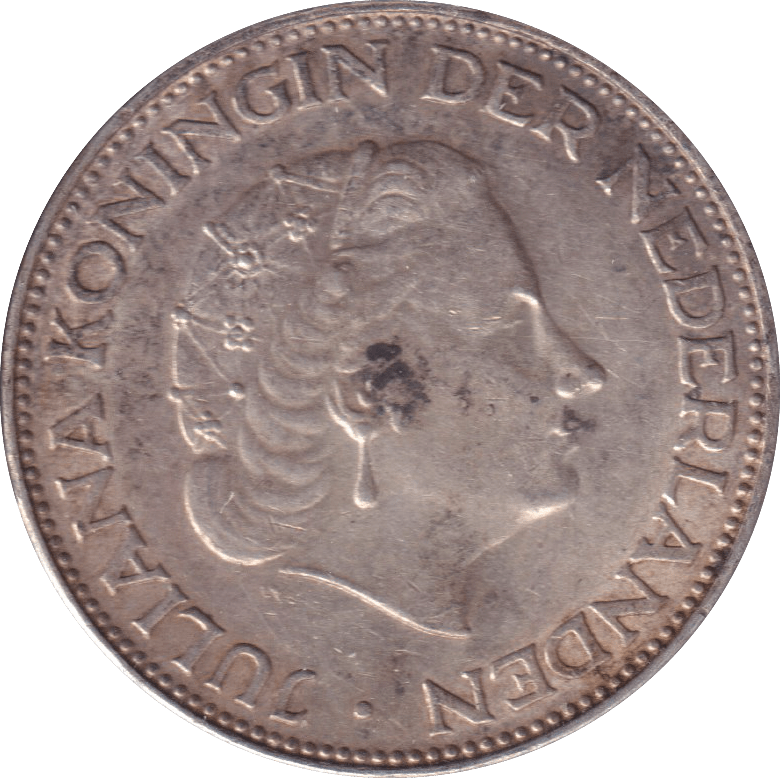 1962 2 1/2 GULDEN NETHERLANDS - Cambridgeshire Coins