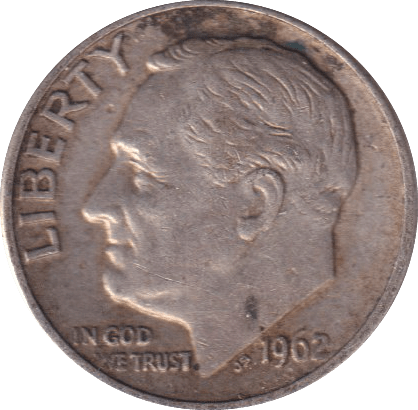 1962 DIME USA - WORLD COINS - Cambridgeshire Coins
