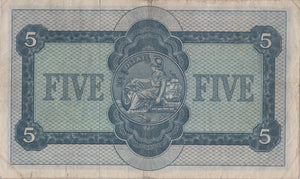 1962 FIVE POUNDS BRITISH LINEN BANK BANKNOTE REF SCOT - 59 - WORLD BANKNOTES - Cambridgeshire Coins