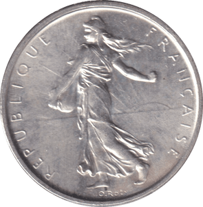 1962 FRANCE FIVE FRANC - WORLD COINS - Cambridgeshire Coins