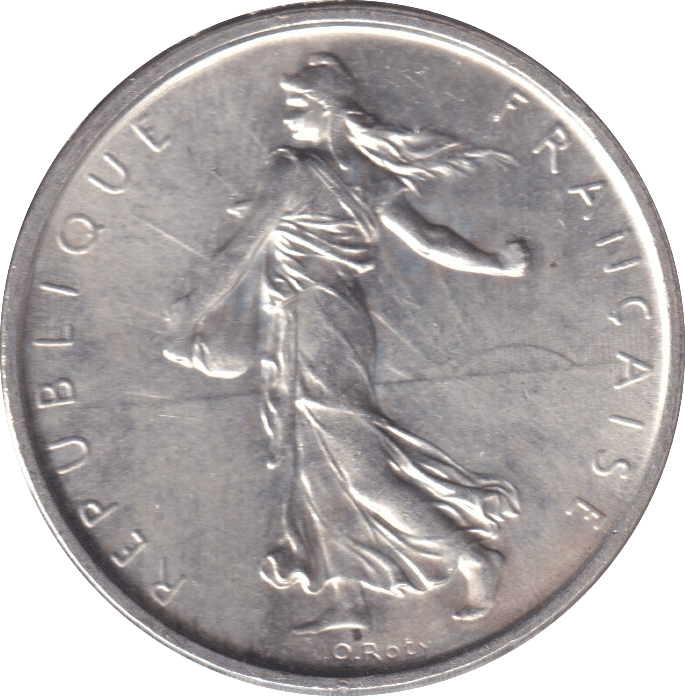 1962 FRANCE FIVE FRANC - WORLD COINS - Cambridgeshire Coins