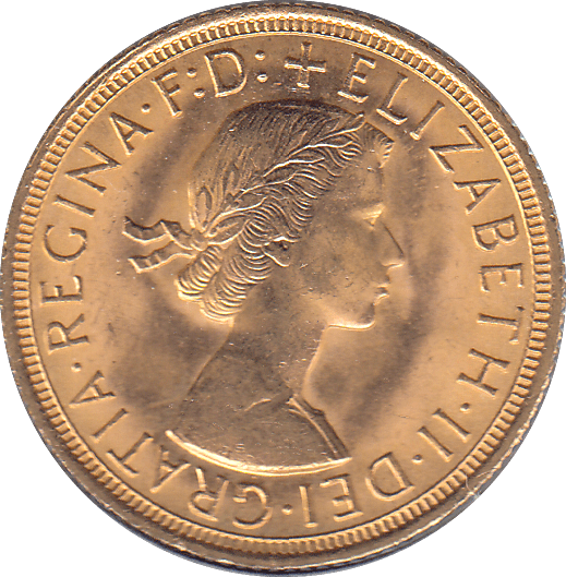 1962 GOLD SOVEREIGN ( UNC ) - Sovereign - Cambridgeshire Coins
