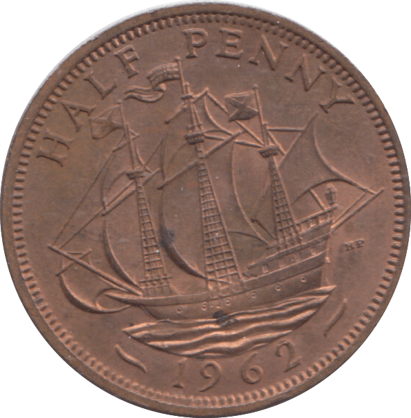 1962 HALF PENNY ( UNC ) - HALFPENNY - Cambridgeshire Coins