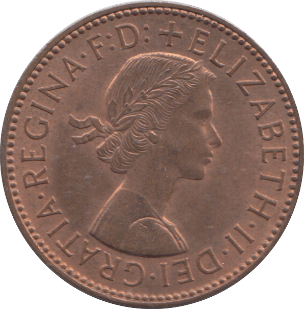 1962 HALF PENNY ( UNC ) - HALFPENNY - Cambridgeshire Coins