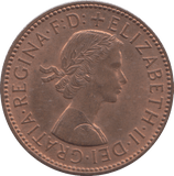1962 HALF PENNY ( UNC ) - HALFPENNY - Cambridgeshire Coins
