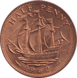 1962 HALFPENNY ( BU ) - HALFPENNY - Cambridgeshire Coins