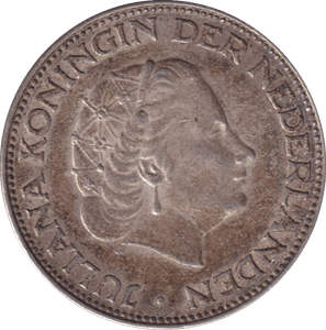 1962 NETHERLANDS 2 1/2 GULDEN - WORLD COINS - Cambridgeshire Coins
