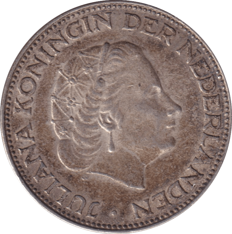 1962 NETHERLANDS 2 1/2 GULDEN - WORLD COINS - Cambridgeshire Coins