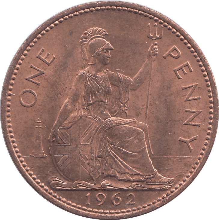 1962 PENNY ( BU ) - Penny - Cambridgeshire Coins