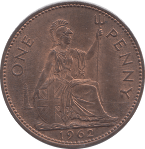 1962 PENNY ( UNC ) - PENNY - Cambridgeshire Coins