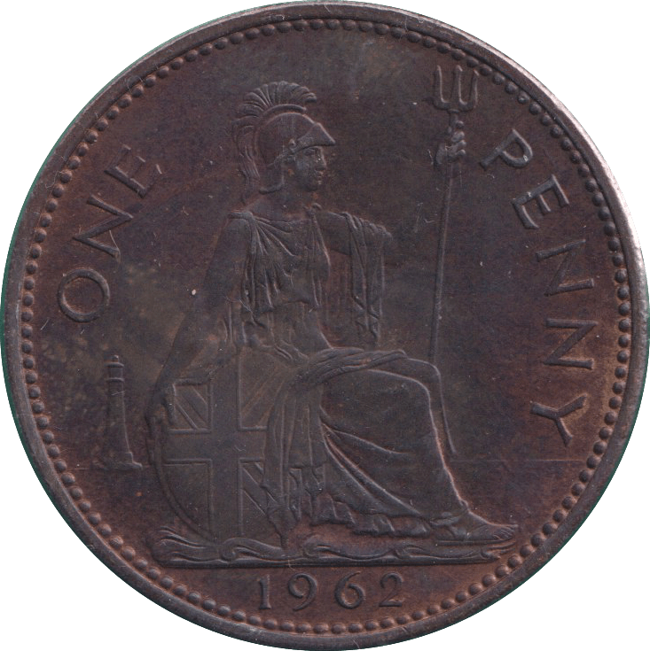 1962 PENNY ( UNC ) - PENNY - Cambridgeshire Coins
