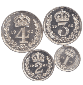 1962 PROOF MAUNDY SET - Maundy Set - Cambridgeshire Coins