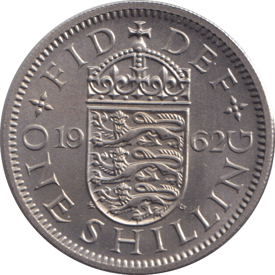 1962 SHILLING ( UNC ) - SHILLING - Cambridgeshire Coins