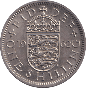 1962 SHILLING ( UNC ) - SHILLING - Cambridgeshire Coins