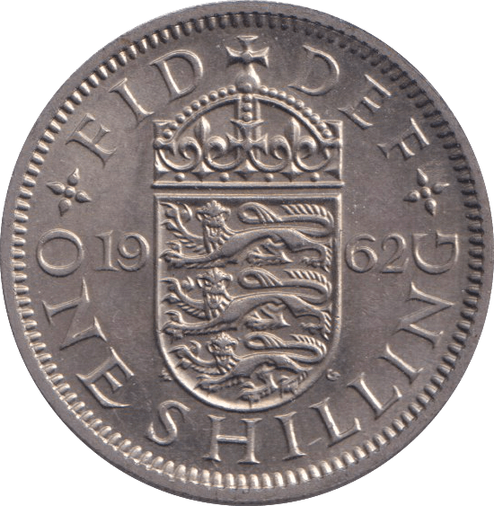 1962 SHILLING ( UNC ) - SHILLING - Cambridgeshire Coins