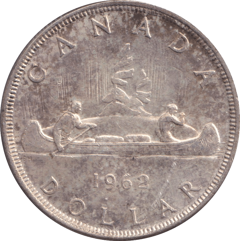 1962 SILVER DOLLAR CANADA - SILVER WORLD COINS - Cambridgeshire Coins