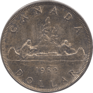 1962 SILVER DOLLAR CANADA - SILVER WORLD COINS - Cambridgeshire Coins