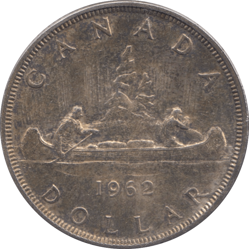 1962 SILVER DOLLAR CANADA - SILVER WORLD COINS - Cambridgeshire Coins