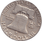 1962 SILVER HALF DOLLAR USA - SILVER WORLD COINS - Cambridgeshire Coins