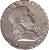 1962 SILVER HALF DOLLAR USA - SILVER WORLD COINS - Cambridgeshire Coins
